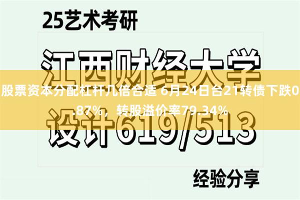 股票资本分配杠杆几倍合适 6月24日台21转债下跌0.87%，转股溢价率79.34%