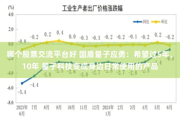 哪个股票交流平台好 国盾量子应勇：希望过5年、10年 量子科技变成身边日常使用的产品