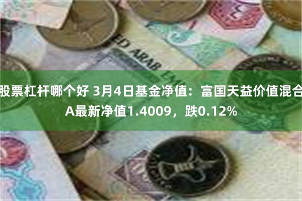 股票杠杆哪个好 3月4日基金净值：富国天益价值混合A最新净值1.4009，跌0.12%